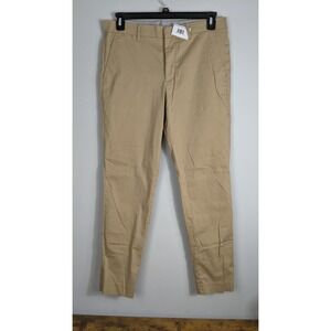 Express Men's Beige Slim Fit Chino Pants - 32 x 32 - Stretch Cotton